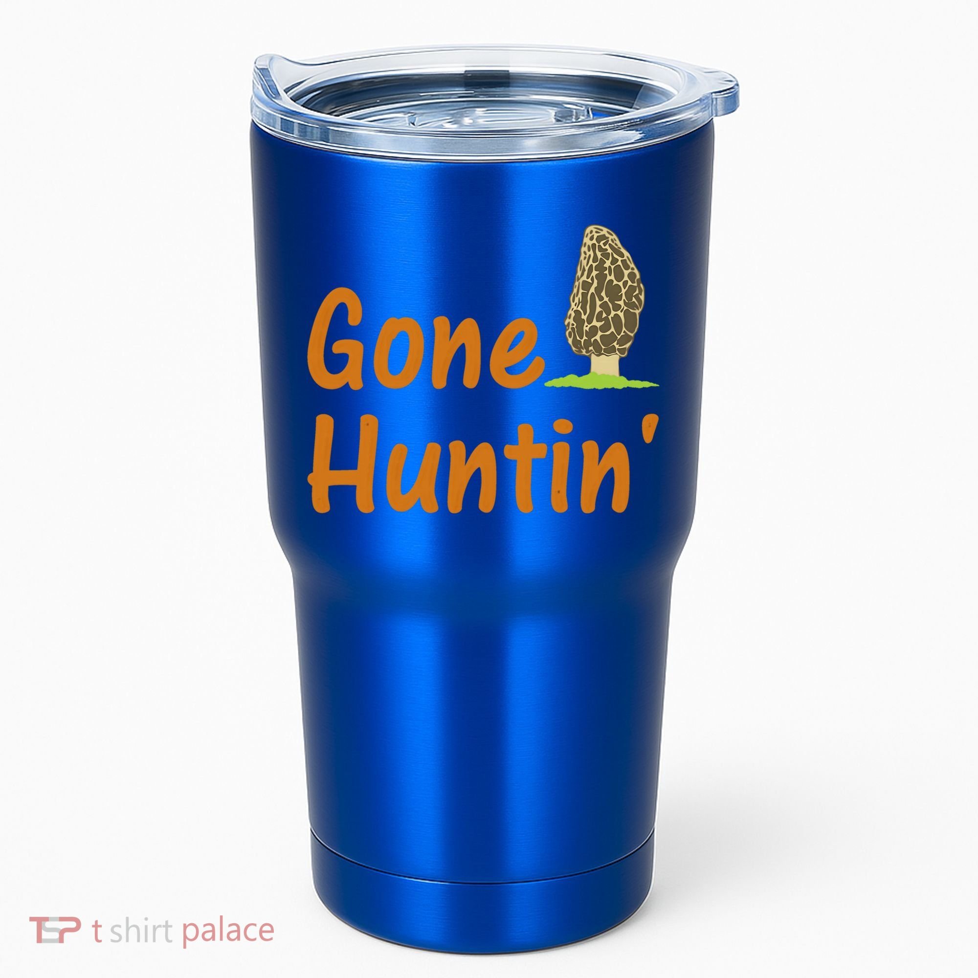Gone Huntin' Morel Mushroom Hunter Gift Tumbler