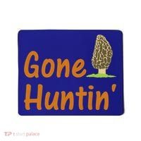 Gone Huntin' Morel Mushroom Hunter Gift Mousepad thumb 0