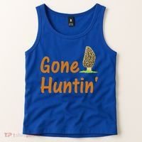 Gone Huntin' Morel Mushroom Hunter Gift Tank Top thumb 2