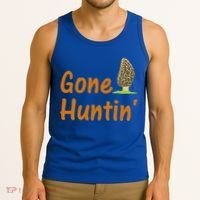 Gone Huntin' Morel Mushroom Hunter Gift Tank Top thumb 3