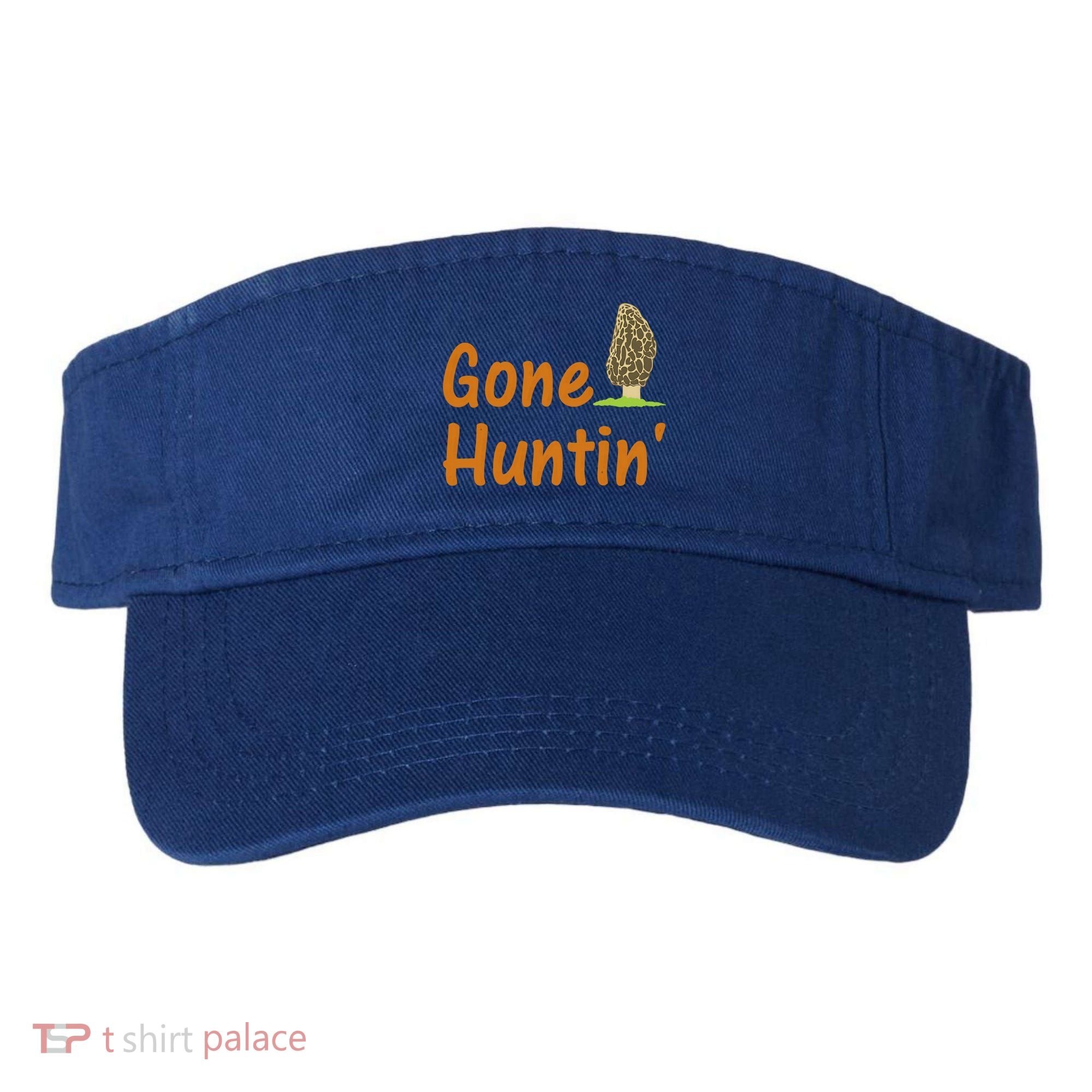 Gone Huntin' Morel Mushroom Hunter Gift Visor