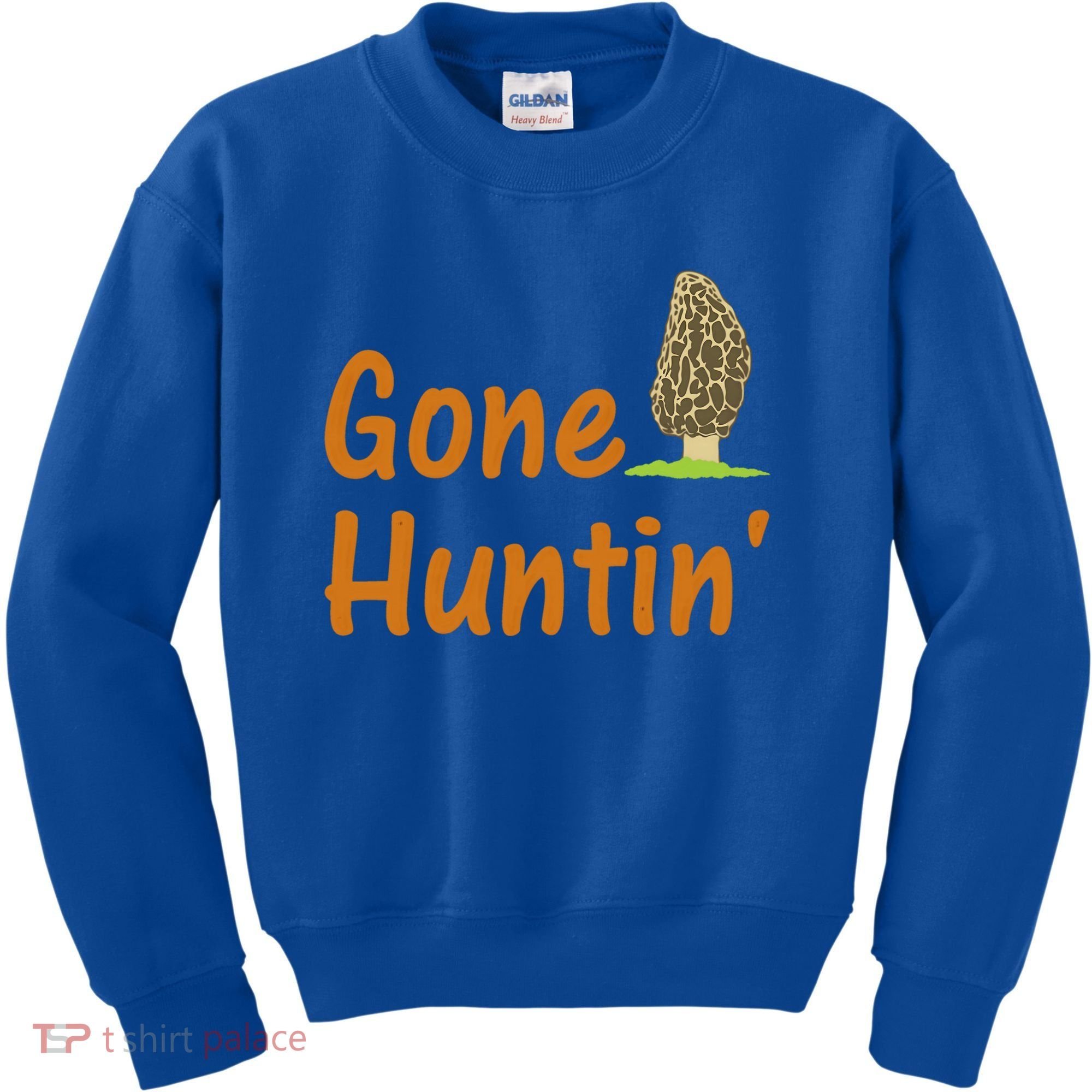 Gone Huntin' Morel Mushroom Hunter Gift Kids Sweatshirt