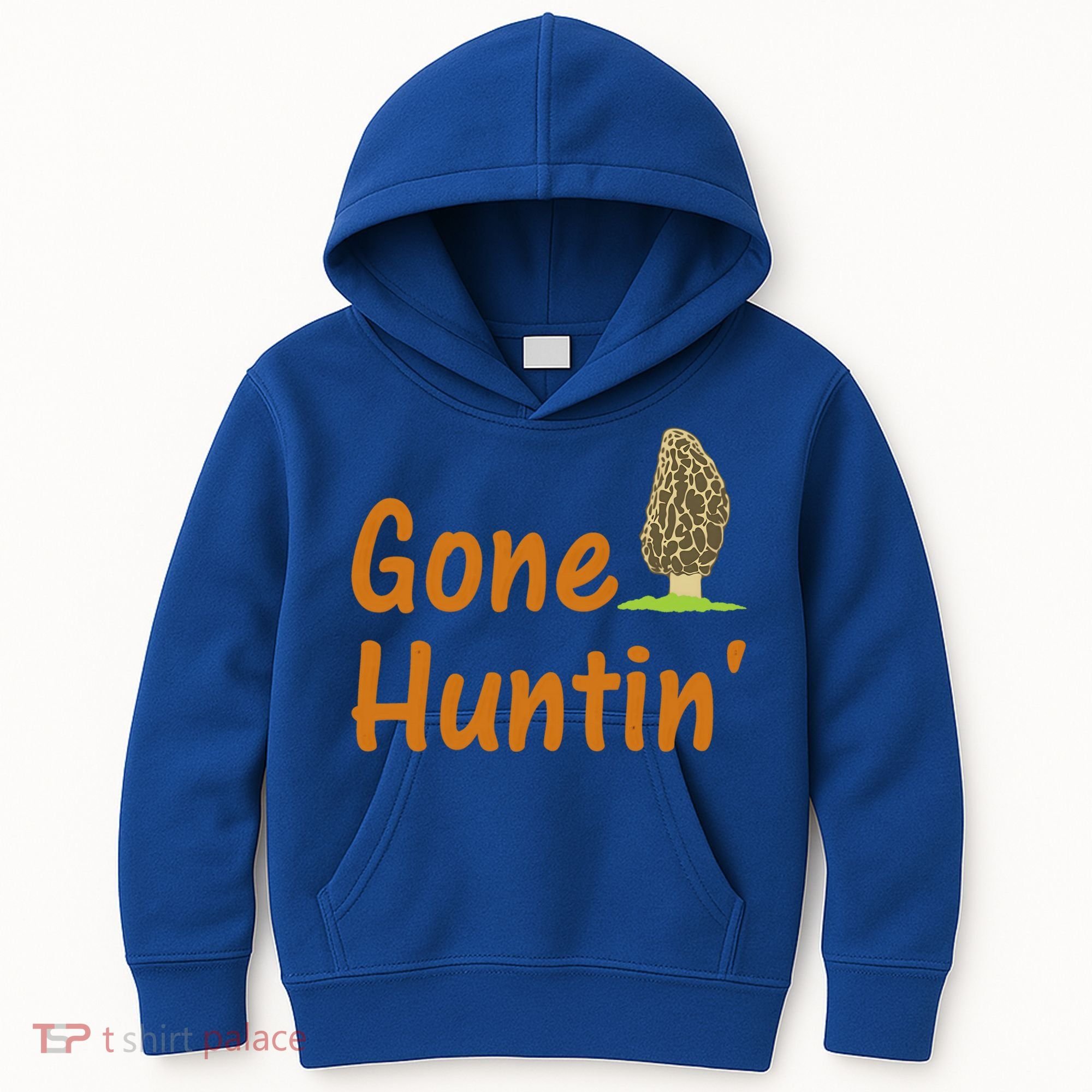 Gone Huntin' Morel Mushroom Hunter Gift Kids Hoodie