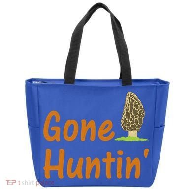 Gone Huntin' Morel Mushroom Hunter Gift Tote Bag