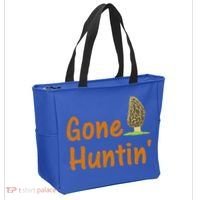 Gone Huntin' Morel Mushroom Hunter Gift Tote Bag thumb 2