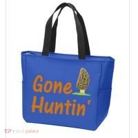 Gone Huntin' Morel Mushroom Hunter Gift Tote Bag thumb 3
