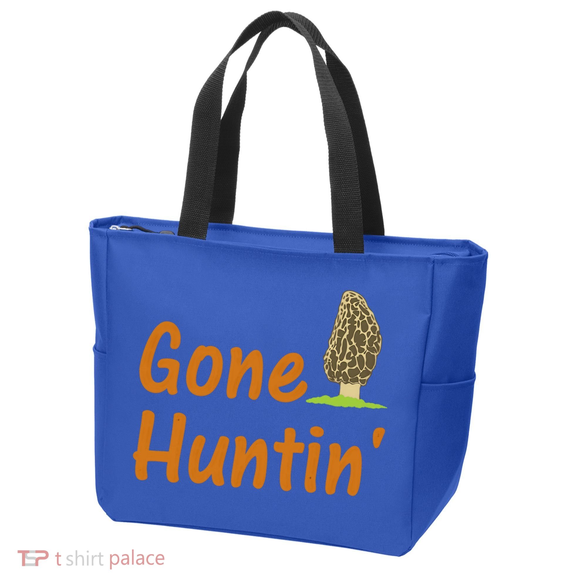 Gone Huntin' Morel Mushroom Hunter Gift Tote Bag