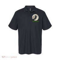 Gabaghoul Hand Moon Funny Halloween Polo thumb 0