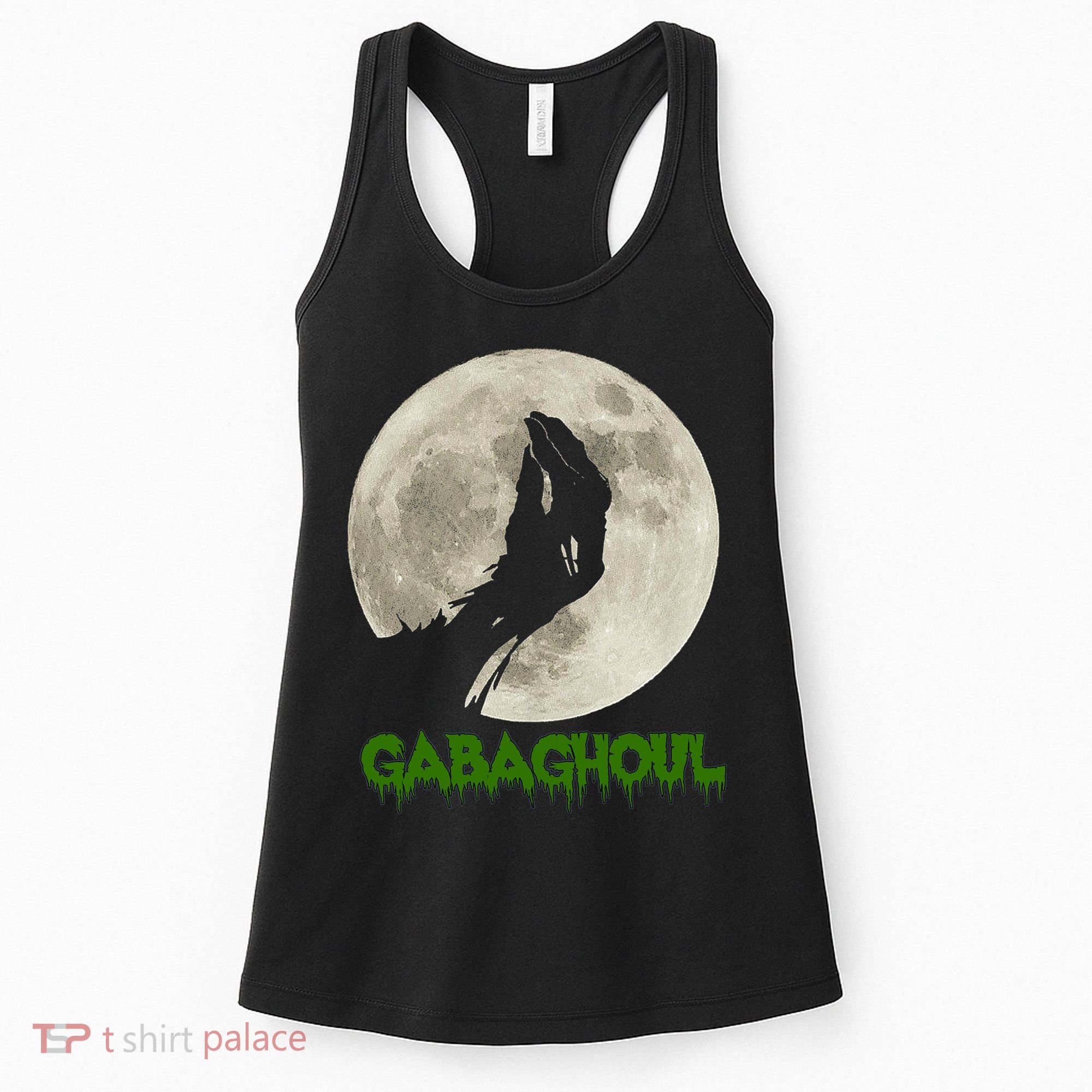Gabaghoul Hand Moon Funny Halloween Women's Tank Top