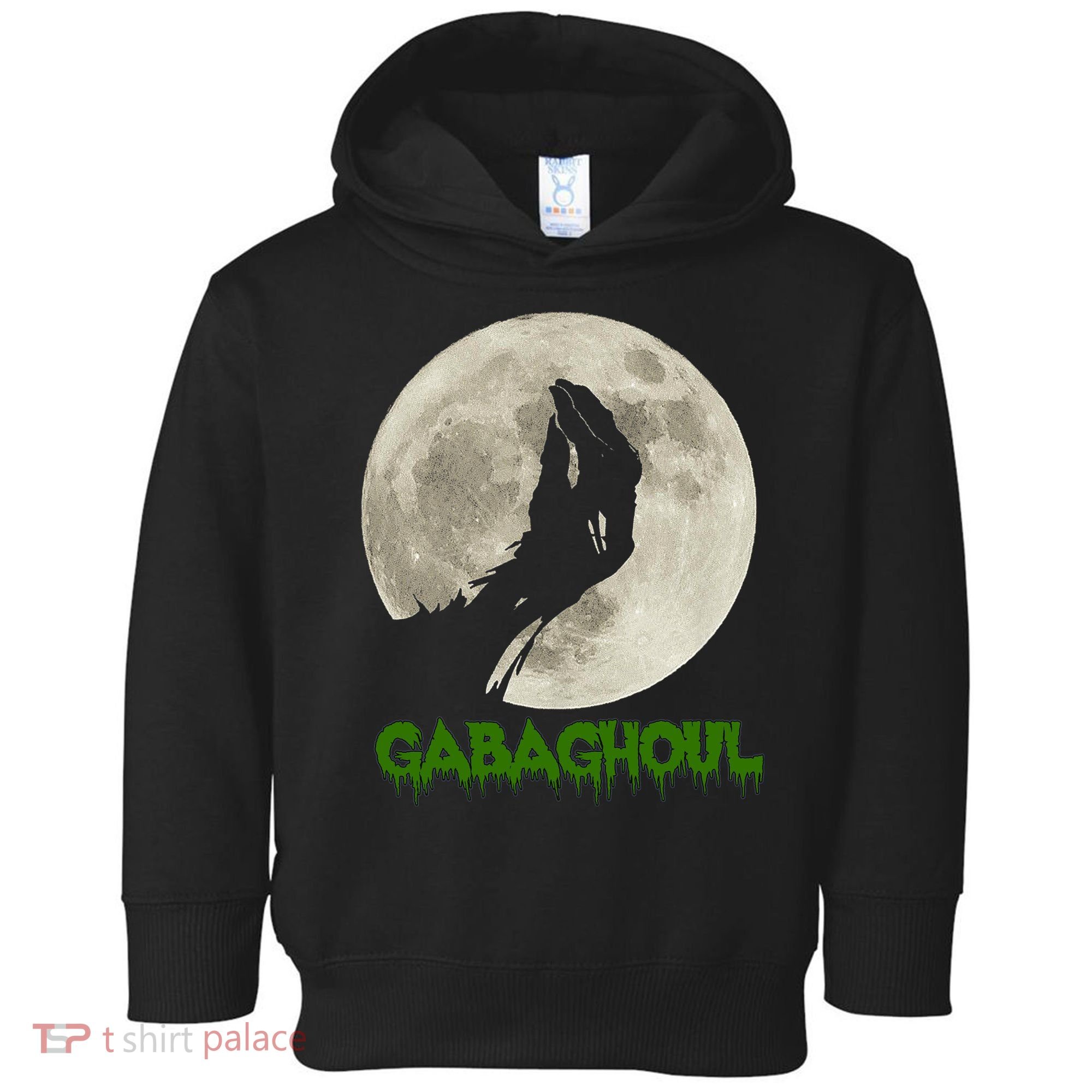Gabaghoul Hand Moon Funny Halloween Toddler Hoodie