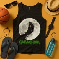 Gabaghoul Hand Moon Funny Halloween Tank Top thumb 4