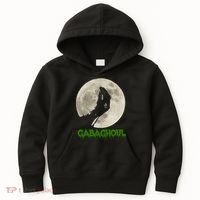 Gabaghoul Hand Moon Funny Halloween Kids Hoodie thumb 0