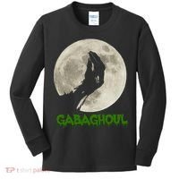 Gabaghoul Hand Moon Funny Halloween Kids Long Sleeve Shirt thumb 0