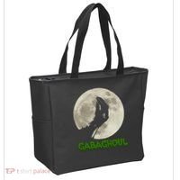 Gabaghoul Hand Moon Funny Halloween Tote Bag thumb 2