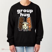 Group Hug Marshmallow Smore Funny Camping Pun Camper Family Women's Sweatshirt thumb 0