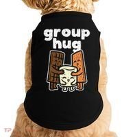 Group Hug Marshmallow Smore Funny Camping Pun Camper Family Doggie Tank thumb 0