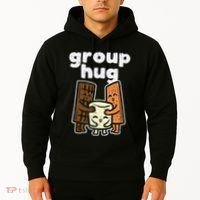 Group Hug Marshmallow Smore Funny Camping Pun Camper Family Hoodie thumb 2
