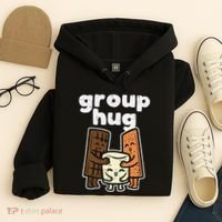 Group Hug Marshmallow Smore Funny Camping Pun Camper Family Hoodie thumb 4