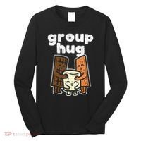 Group Hug Marshmallow Smore Funny Camping Pun Camper Family Long Sleeve Shirt thumb 0