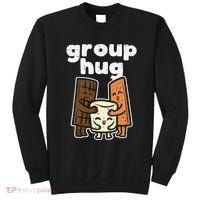 Group Hug Marshmallow Smore Funny Camping Pun Camper Family Sweatshirt thumb 0