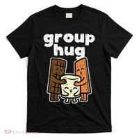 Group Hug Marshmallow Smore Funny Camping Pun Camper Family T-Shirt thumb 0