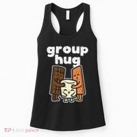 Group Hug Marshmallow Smore Funny Camping Pun Camper Family Women's Tank Top thumb 0
