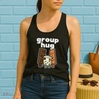 Group Hug Marshmallow Smore Funny Camping Pun Camper Family Women's Tank Top thumb 2