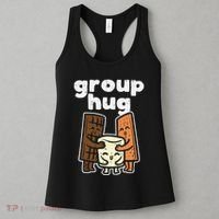 Group Hug Marshmallow Smore Funny Camping Pun Camper Family Women's Tank Top thumb 3