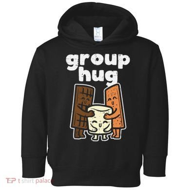 Group Hug Marshmallow Smore Funny Camping Pun Camper Family Toddler Hoodie