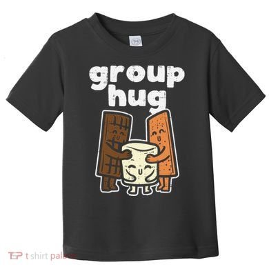 Group Hug Marshmallow Smore Funny Camping Pun Camper Family Toddler T-Shirt