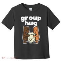 Group Hug Marshmallow Smore Funny Camping Pun Camper Family Toddler T-Shirt thumb 0