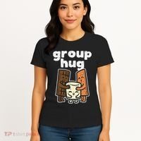 Group Hug Marshmallow Smore Funny Camping Pun Camper Family Women's T-Shirt thumb 4