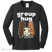 Group Hug Marshmallow Smore Funny Camping Pun Camper Family Kids Long Sleeve Shirt thumb 0