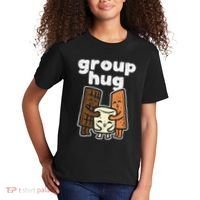 Group Hug Marshmallow Smore Funny Camping Pun Camper Family Kids T-Shirt thumb 2