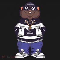 Gangster Hamster Meaningful Gift USA-Made Doggie Bandana thumb 2
