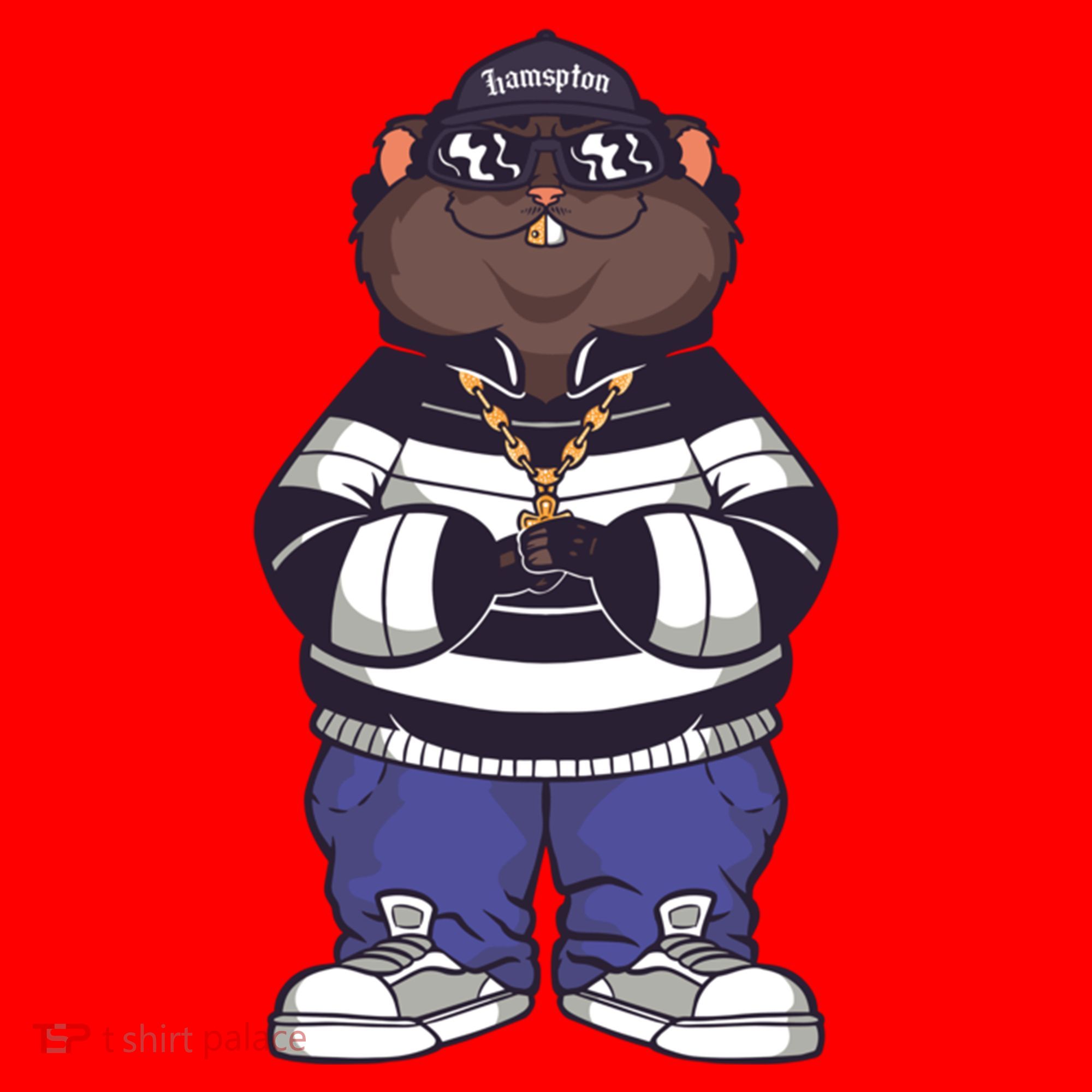Gangster Hamster Meaningful Gift Santa Hat
