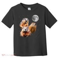 Groundhog Head Moon Funny Groundhog Day Toddler T-Shirt thumb 0