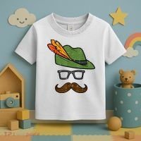 German Hat Mustache Costume Bavarian Oktoberfest Toddler T-Shirt thumb 3