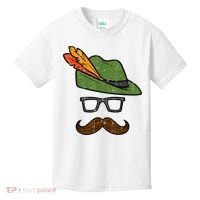 German Hat Mustache Costume Bavarian Oktoberfest Kids T-Shirt thumb 0