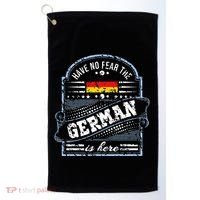 Germany Have No Fear The German Is Here Golf Towel thumb 0