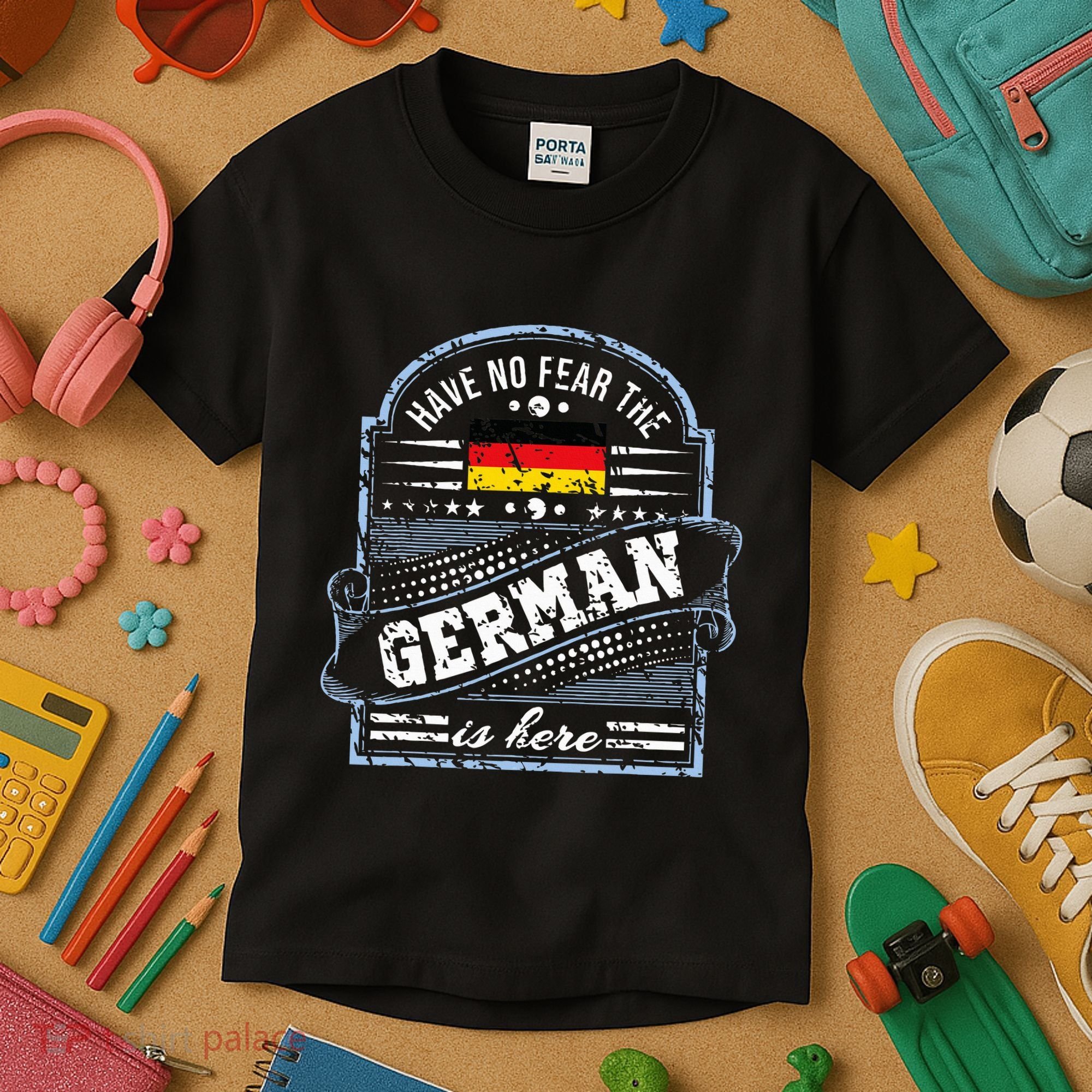Germany Have No Fear The German Is Here Kids T-Shirt