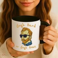 Gogh Hard Or Gogh Home Funny Vincent Van Gogh Coffee Mug thumb 3