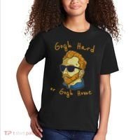 Gogh Hard Or Gogh Home Funny Vincent Van Gogh Kids T-Shirt thumb 2