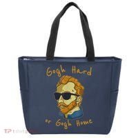 Gogh Hard Or Gogh Home Funny Vincent Van Gogh Tote Bag thumb 0
