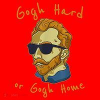 Gogh Hard Or Gogh Home Funny Vincent Van Gogh Santa Hat thumb 1
