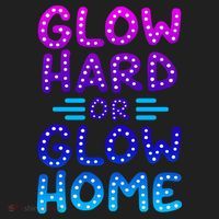 Glow Hard Or Glow Home Party Women's Sweatshirt thumb 2