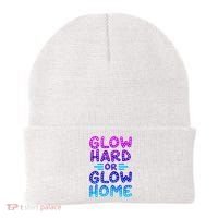 Glow Hard Or Glow Home Party Beanie thumb 0