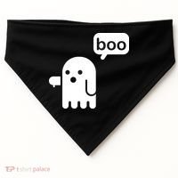 Ghost Boo Thumbs Down USA-Made Doggie Bandana thumb 0