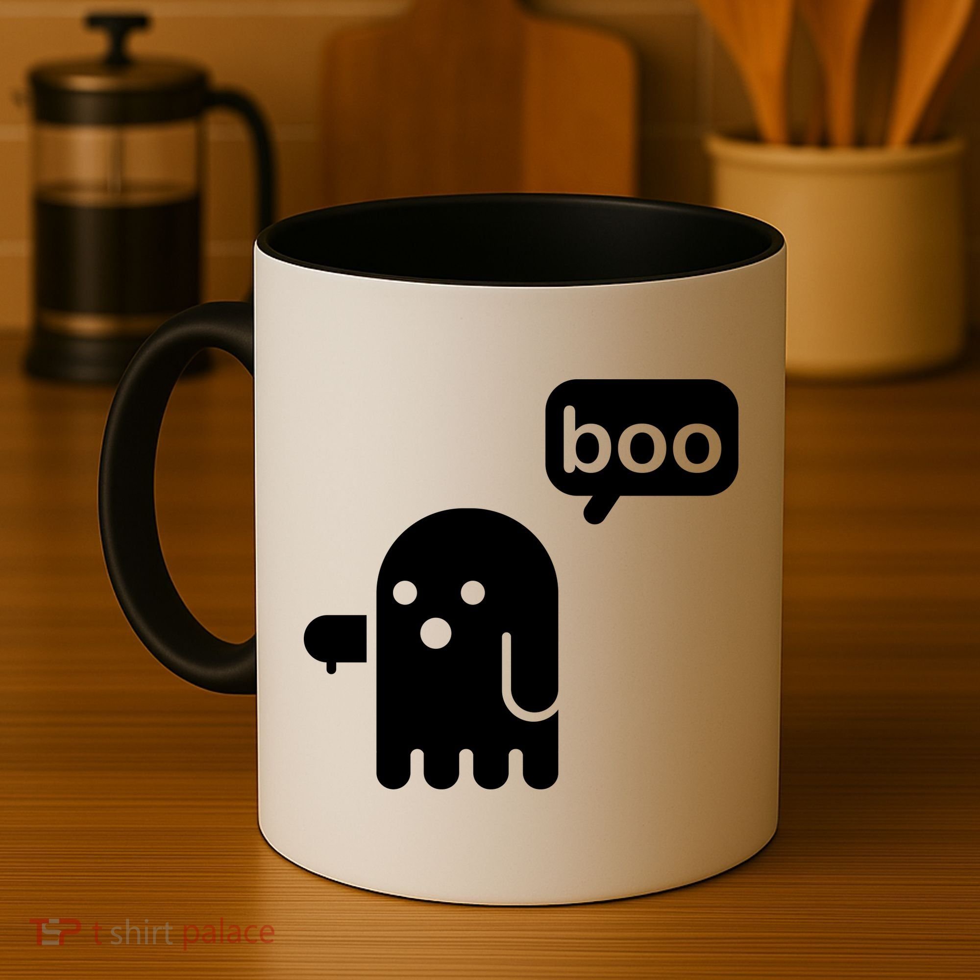 Ghost Boo Thumbs Down Coffee Mug
