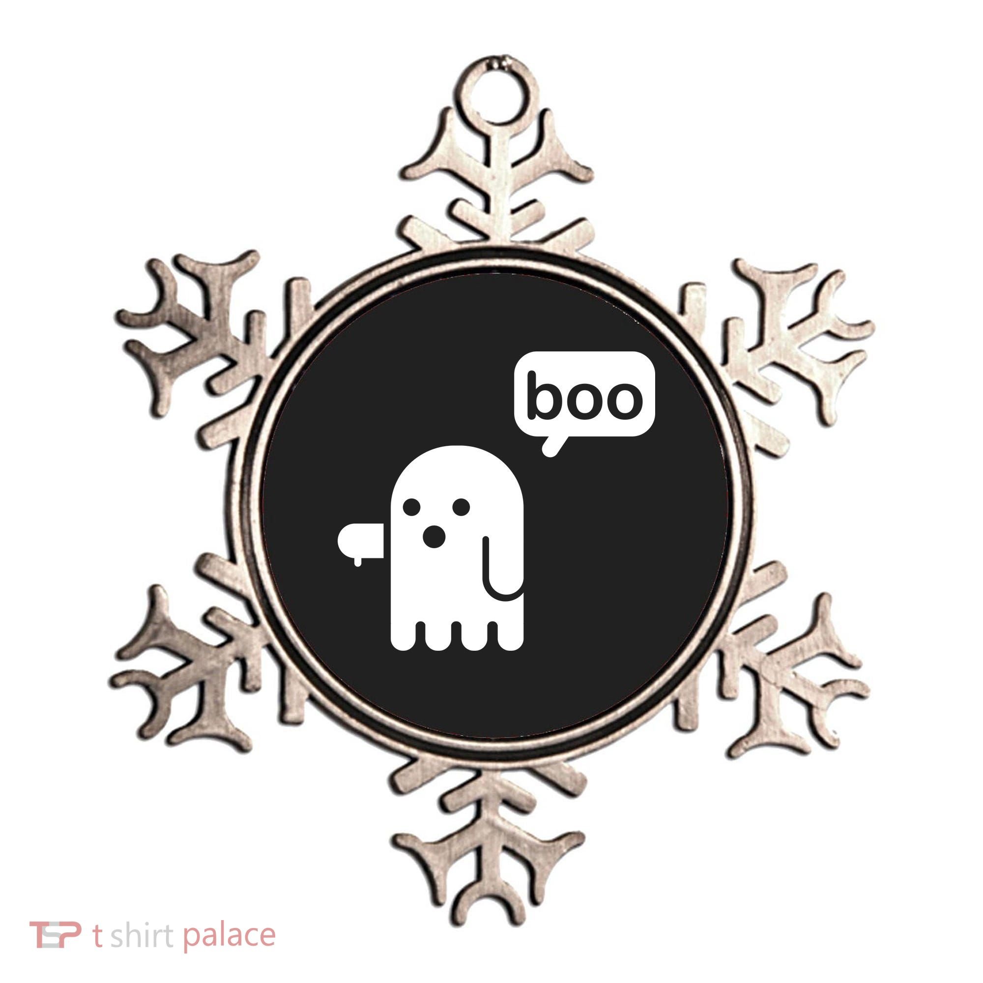 Ghost Boo Thumbs Down Ornament
